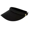 Seafolly Quilted Visor - Black Best