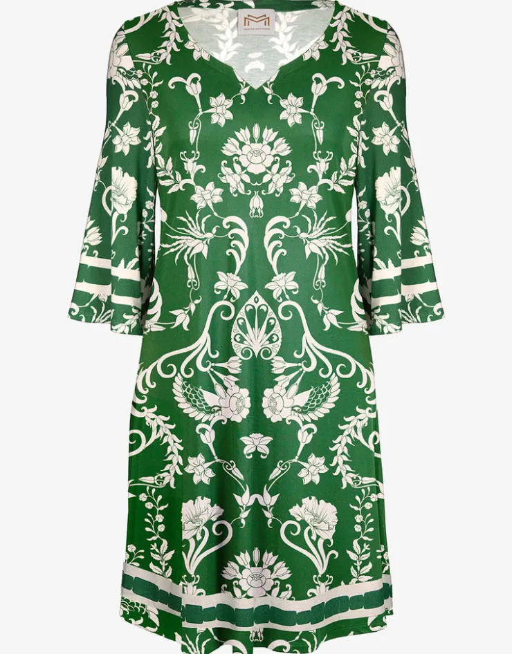 Maryan Mehlhorn Radiance Tunic Dress - White and Clover Fashion