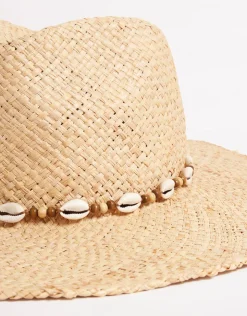 Seafolly Raffia Cowgirl Hat - Natural Best