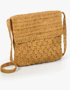 Watercult Raffia Shoulder Bag - Natural Hot
