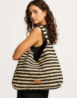 Seafolly Raffia Stripe Tote Bag Online