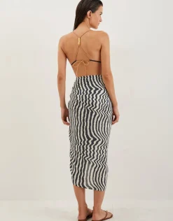 ViX Paula Hermanny Ravine Printed Sarong - Stripe Best