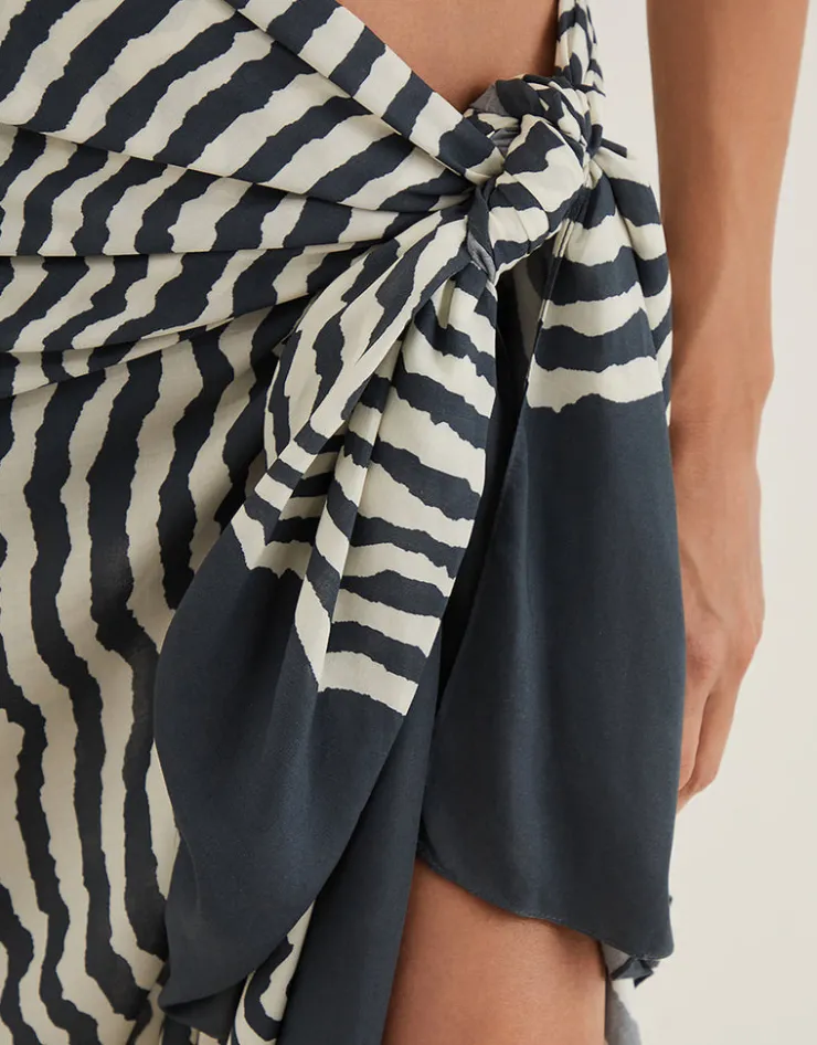ViX Paula Hermanny Ravine Printed Sarong - Stripe Best