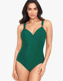 Miraclesuit Razzle Dazzle Siren Swimsuit - Malachite Green New