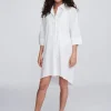 Pia Rossini Recife Shirt Dress - White Outlet