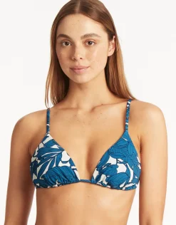 Sea Level Retreat Tri Bikini Top - Lagoon Online