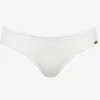 Watercult Retro Purity Zip Back Bikini Bottom - White Best