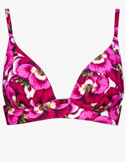 Maryan Mehlhorn Revelation Bralette Bikini Top - Pansy Pink Sale