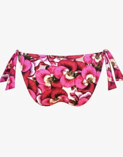 Maryan Mehlhorn Revelation Tie Side Bikini Pant - Pansy Pink Sale