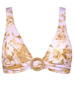 Maryan Mehlhorn Reverie Halter Bikini Top - Dreamy Pastels Best