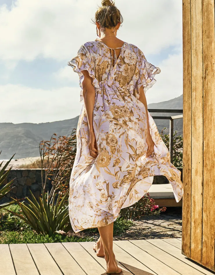 Maryan Mehlhorn Reverie Kimono Dress - Dreamy Pastels Discount