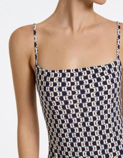 Jets Rio Minimal Tank Swimsuit - Ink Sale