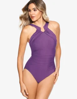 Miraclesuit Rock Solid Aphrodite Swimsuit - Orchid Discount