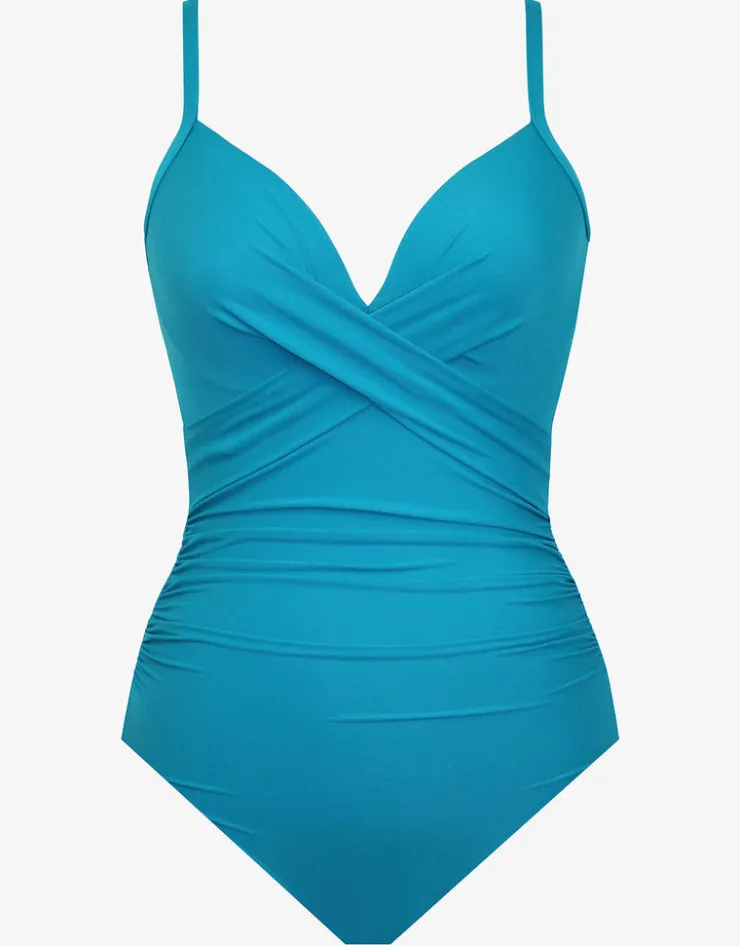 Miraclesuit Rock Solid Captivate Swimsuit - Malibu Blue Best