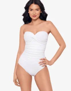 Miraclesuit Rock Solid Madrid Swimsuit - White New