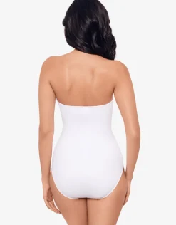 Miraclesuit Rock Solid Madrid Swimsuit - White New