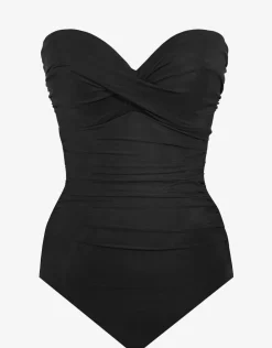 Miraclesuit Rock Solid Madrid Swimsuit - Black Outlet