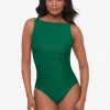 Miraclesuit Rock Solid Regatta Swimsuit - Malachite New