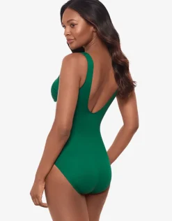 Miraclesuit Rock Solid Regatta Swimsuit - Malachite New