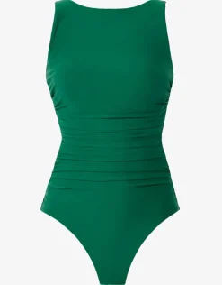 Miraclesuit Rock Solid Regatta Swimsuit - Malachite New