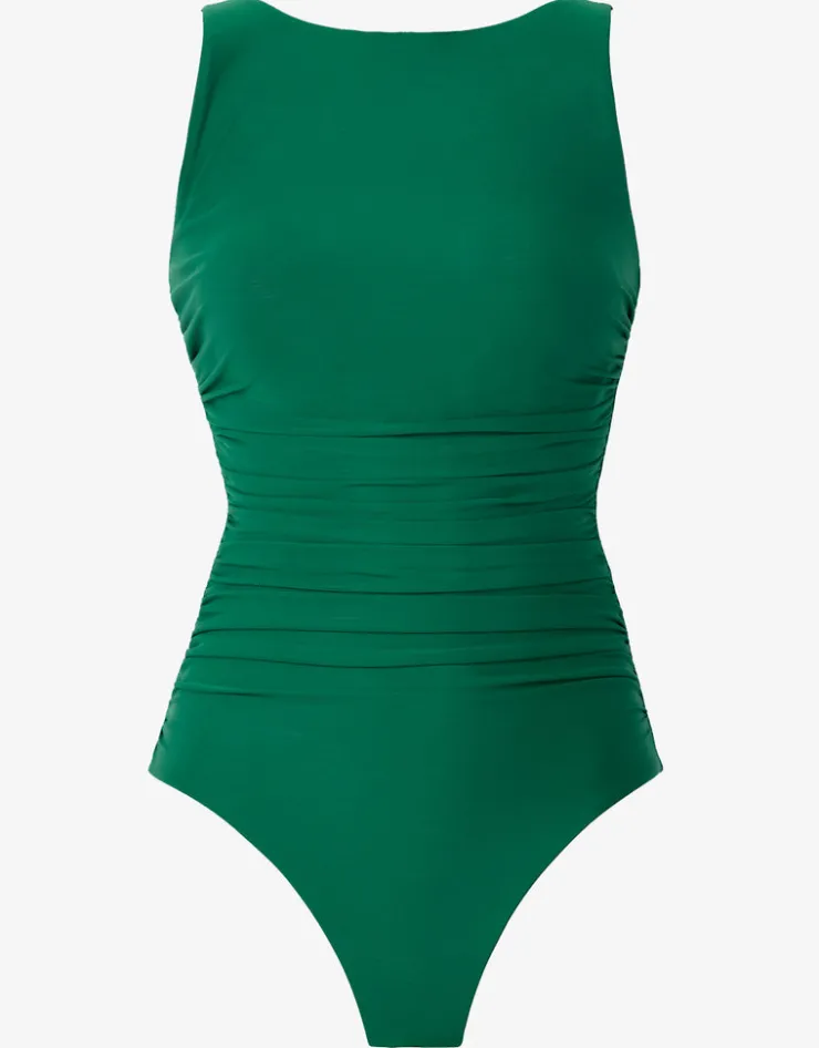 Miraclesuit Rock Solid Regatta Swimsuit - Malachite New