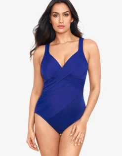 Miraclesuit Rock Solid Revele Swimsuit - Azul Blue Sale