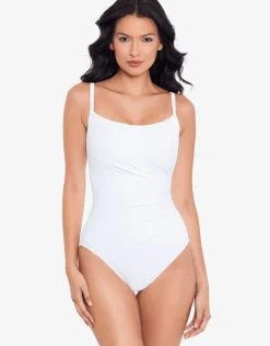 Miraclesuit Rock Solid Starr Swimsuit - White Outlet