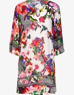 Charmline Rose Garden Kaftan - Multi Hot