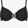 Maryan Mehlhorn Sailor Luxe Underwired Bikini Top - Black Outlet