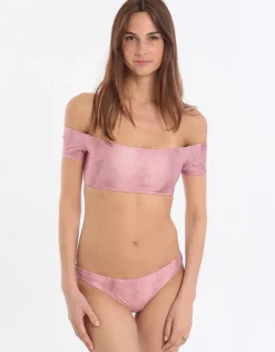 ViX Paula Hermanny Salar Shoulder Top - Light Pink Outlet