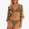 Roidal Samoa Underwired Bikini Set - Black and Gold Discount