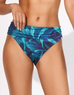 Maryan Mehlhorn Sanctuary Banded Bikini Pant - Lagoon New