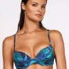 Maryan Mehlhorn Sanctuary Moulded Underwired Bikini Top - Lagoon Hot