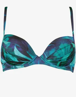 Maryan Mehlhorn Sanctuary Moulded Underwired Bikini Top - Lagoon Hot