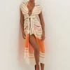 ViX Paula Hermanny Sandstone Sasha Long Cover Up - Print Clearance