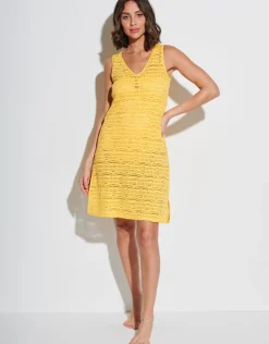 Tessy Saona Leila Beach Dress - Yellow Fashion