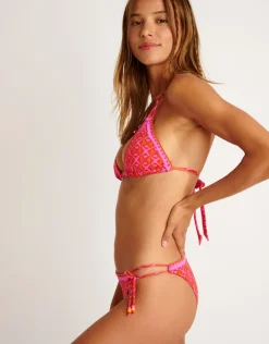 Banana Moon Sausalito Stora Tie Side Bikini Pant - Pink Fashion