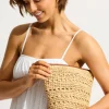 Seafolly Savona Pouch Bag - Natural Best