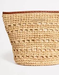 Seafolly Savona Pouch Bag - Natural Best