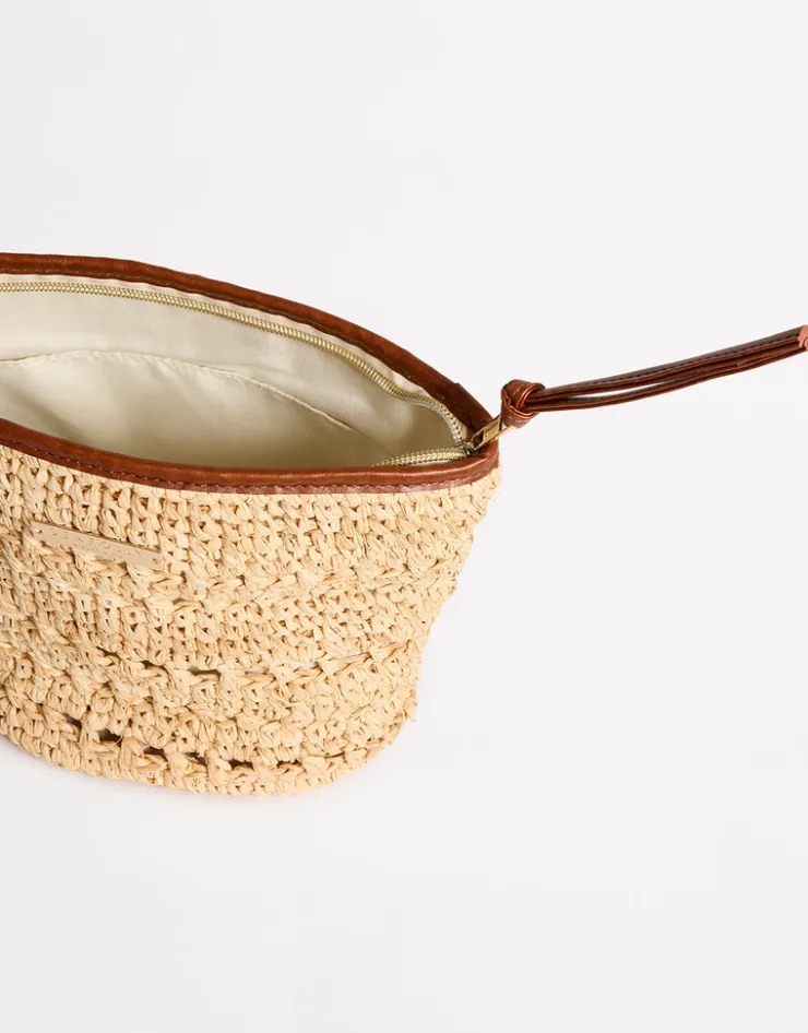 Seafolly Savona Pouch Bag - Natural Best