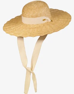 Maryan Mehlhorn Scalloped Sun Hat - Sand Discount