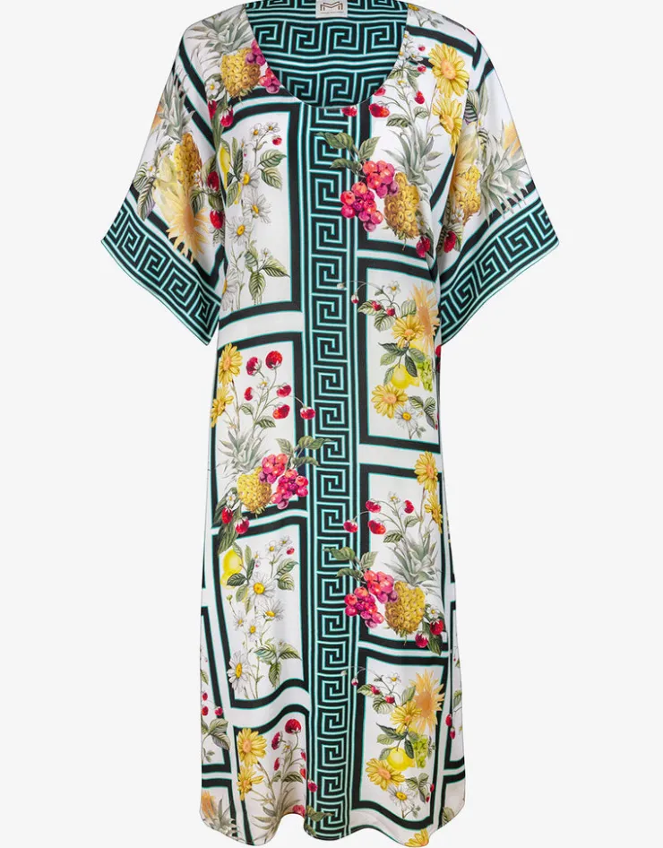 Maryan Mehlhorn Scenery Maxi Kaftan - Monochrome Garden Sale