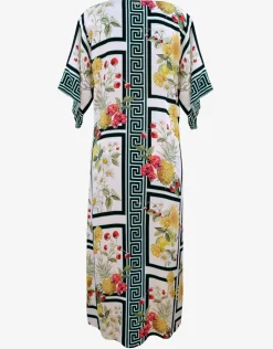Maryan Mehlhorn Scenery Maxi Kaftan - Monochrome Garden Sale