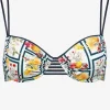 Maryan Mehlhorn Scenery Underwired Bikini Top - Monochrome Garden Best