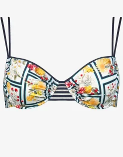 Maryan Mehlhorn Scenery Underwired Bikini Top - Monochrome Garden Best