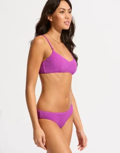 Seafolly Sea Dive Bralette Bikini Top - Violet Discount