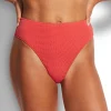 Seafolly Sea Dive High Rise Bikini Pant - Fiesta Coral Outlet