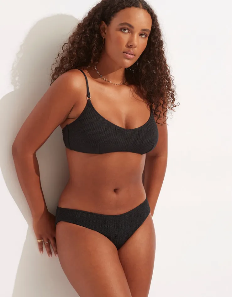 Seafolly Sea Dive Hipster Bikini Pant - Black New