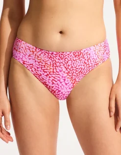 Seafolly Sea Skin Retro Bikini Pant - Fuchsia Rose Online