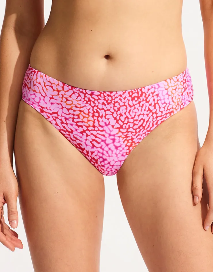 Seafolly Sea Skin Retro Bikini Pant - Fuchsia Rose Online